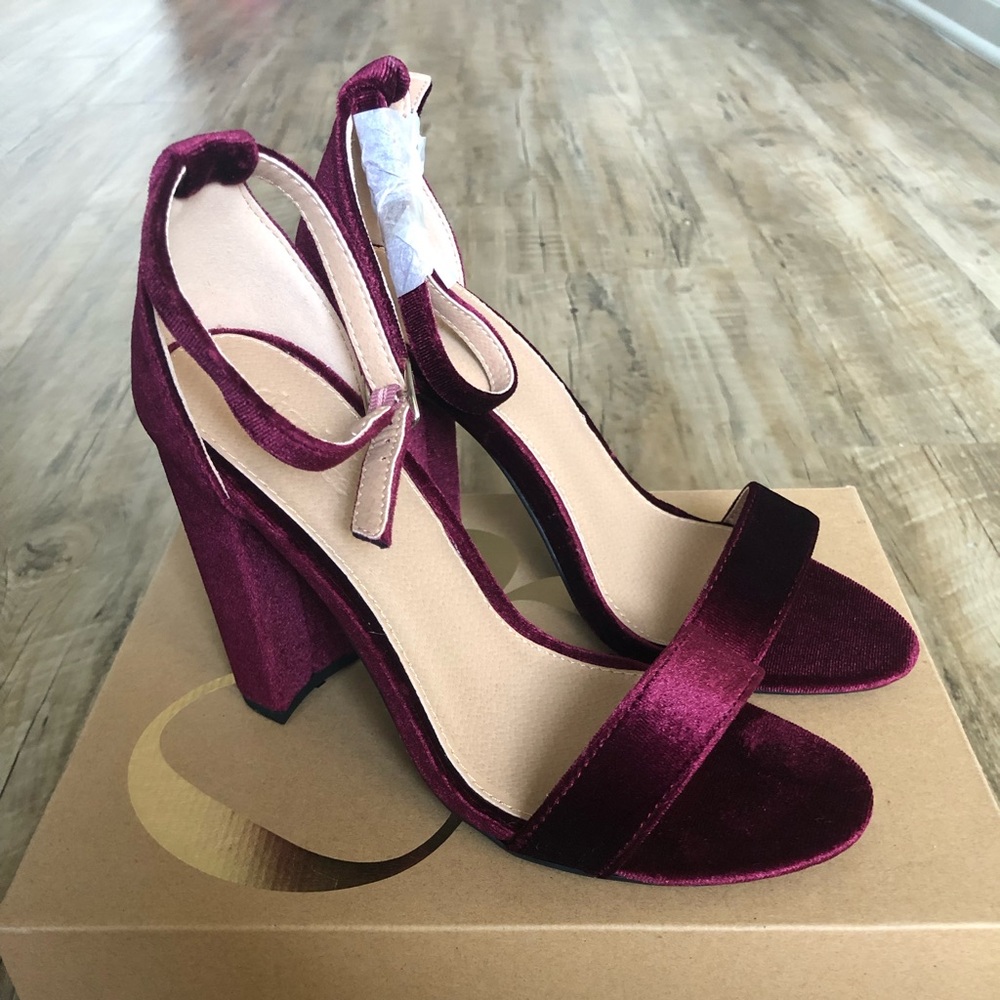 Wine Colored Heels